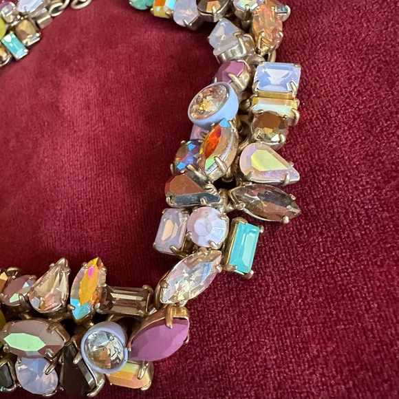 Colorful Gemstone Statement Necklace - Picture 6 of 8